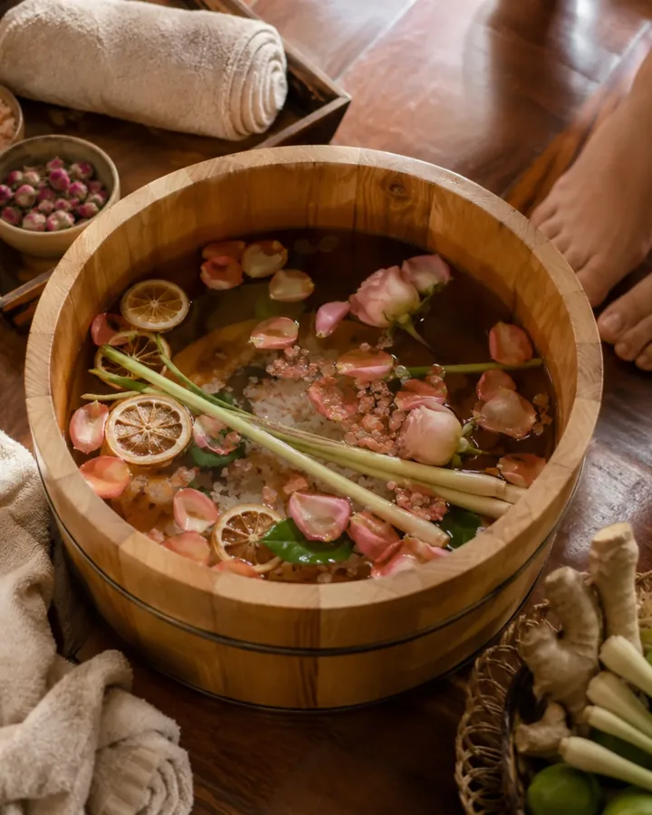 Kỹ thuật viên đang chăm sóc khách